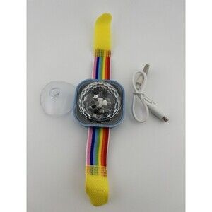 Wearable LED Disco Bracelet - Multi-Color Strobe Party Light
